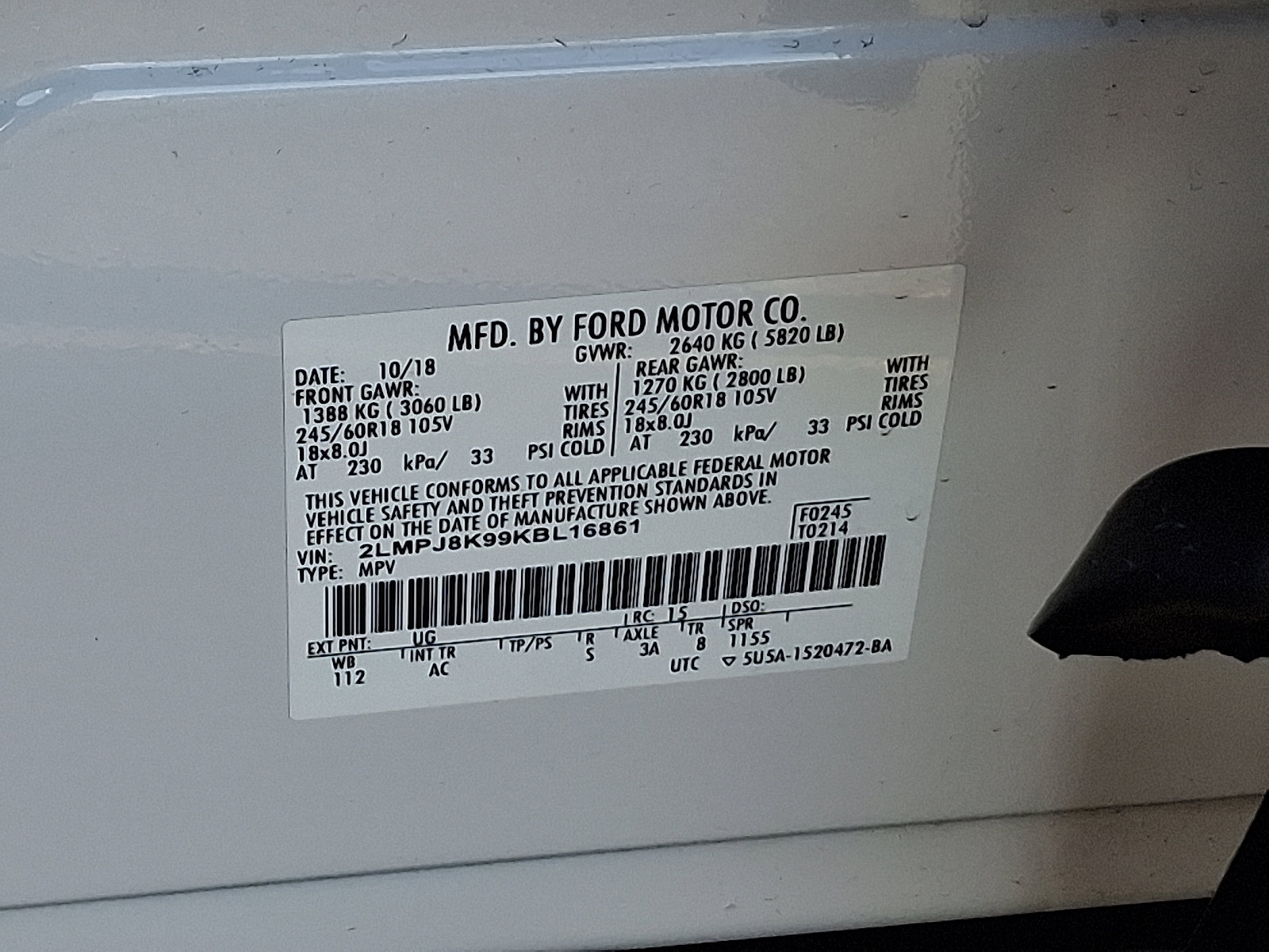 Used 2019 Lincoln Nautilus Select image 30