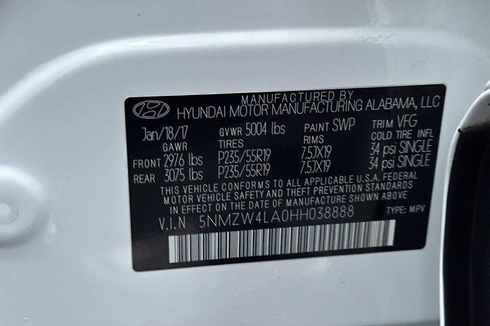 Used 2017 Hyundai Santa Fe Sport image 30