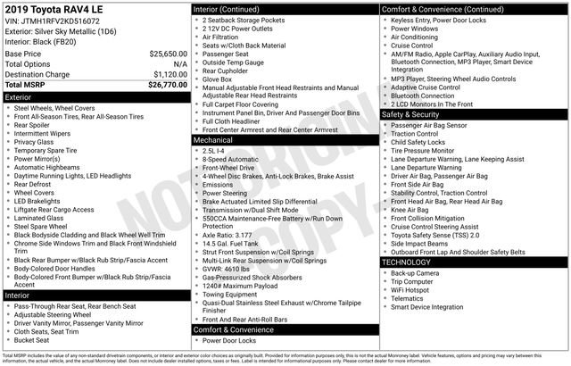 Used 2019 Toyota RAV4 LE image 12