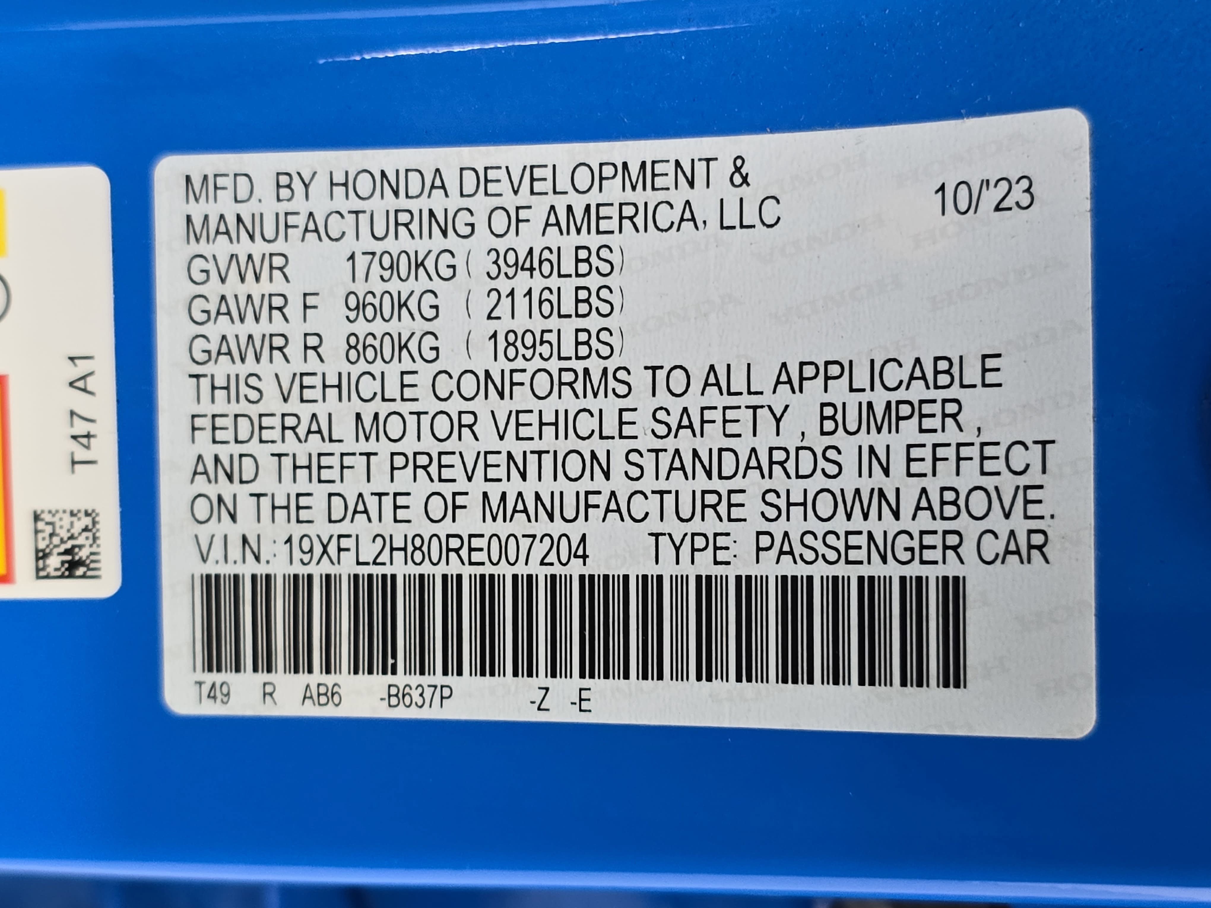 Certified 2024 Honda Civic Sport image 34