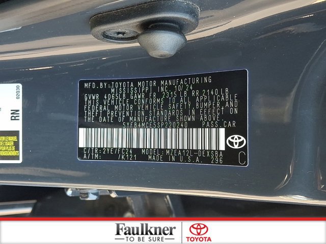 Certified 2025 Toyota Corolla FX w/ Convenience Package FWD image 26