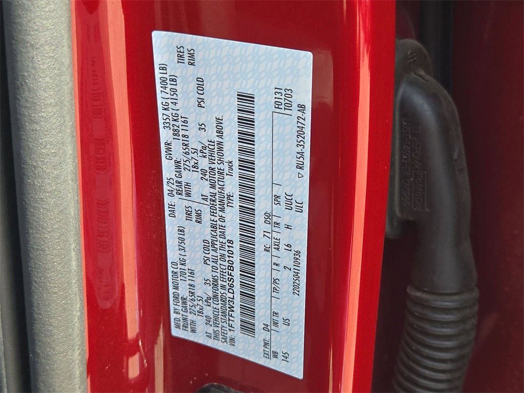 Used 2025 Ford F150 XLT w/ Equipment Group 301A Standard image 34