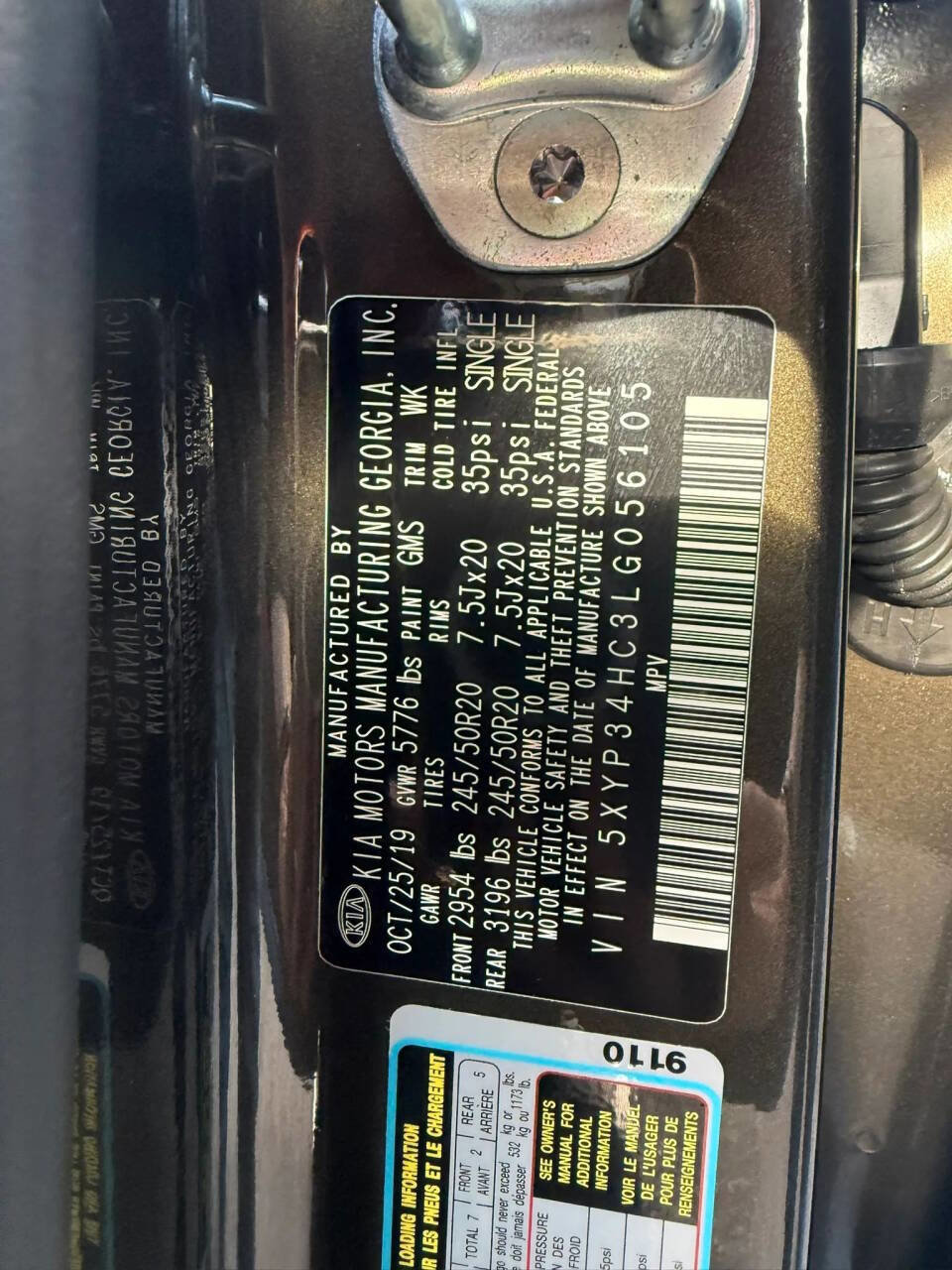 Used 2020 Kia Telluride EX w/ EX Premium Package FWD image 25