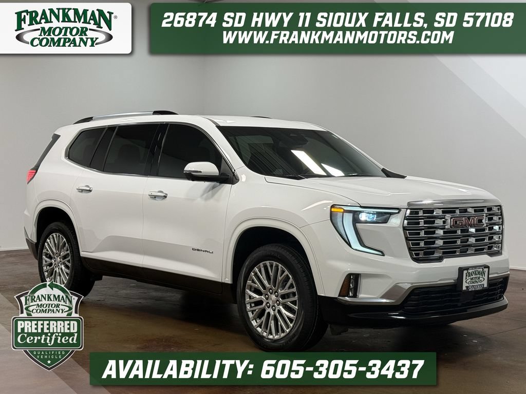 Used 2024 GMC Acadia Denali w/ LPO, Floor Liner Package
