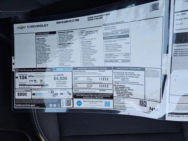 New 2026 Chevrolet Blazer EV LT image 18