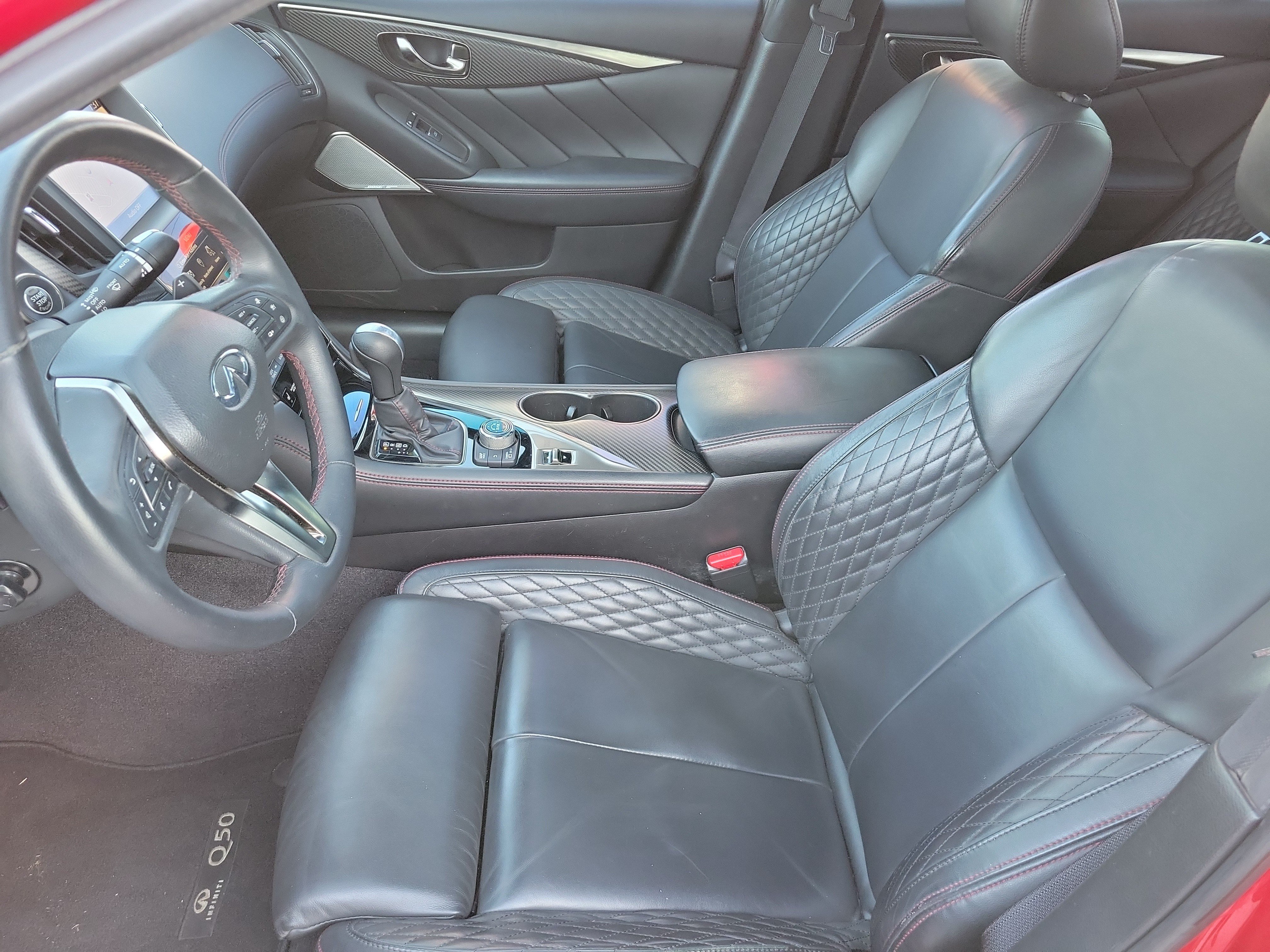Used 2022 INFINITI Q50 Red Sport 400 w/ Cargo Package RWD image 9