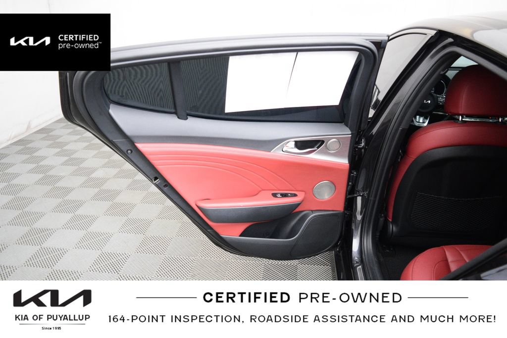 Certified 2022 Kia Stinger GT2 w/ Red Interior Color Package RWD image 12