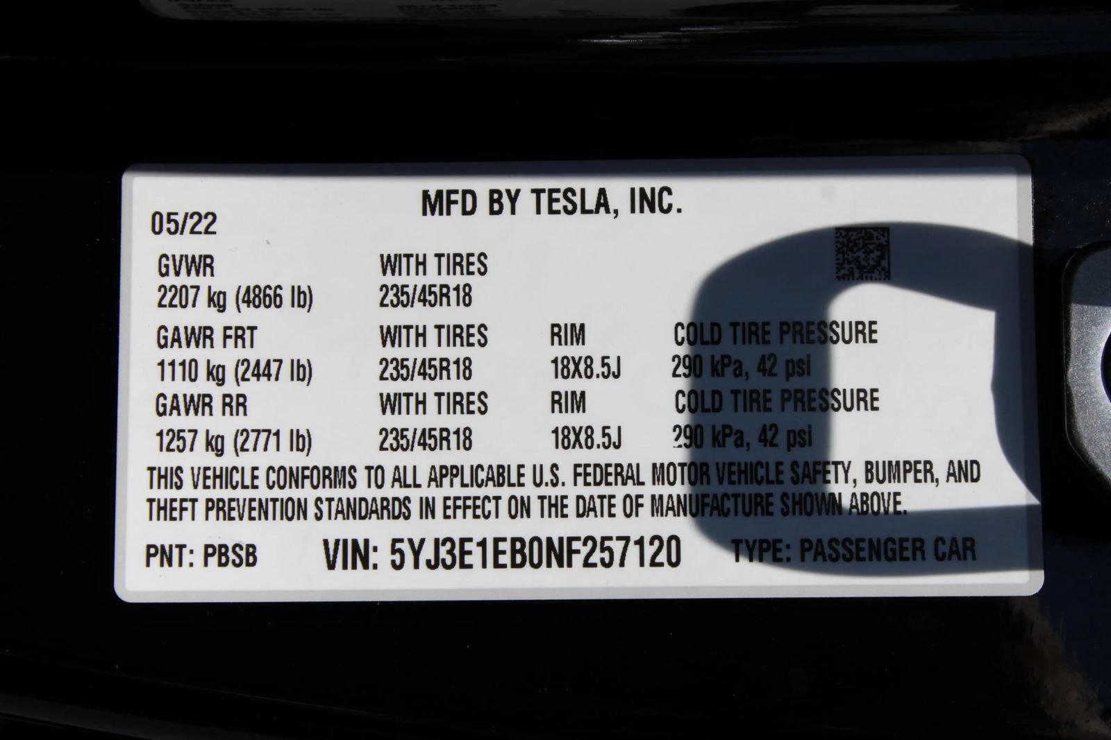 Used 2022 Tesla Model 3 Long Range AWD/4WD image 9