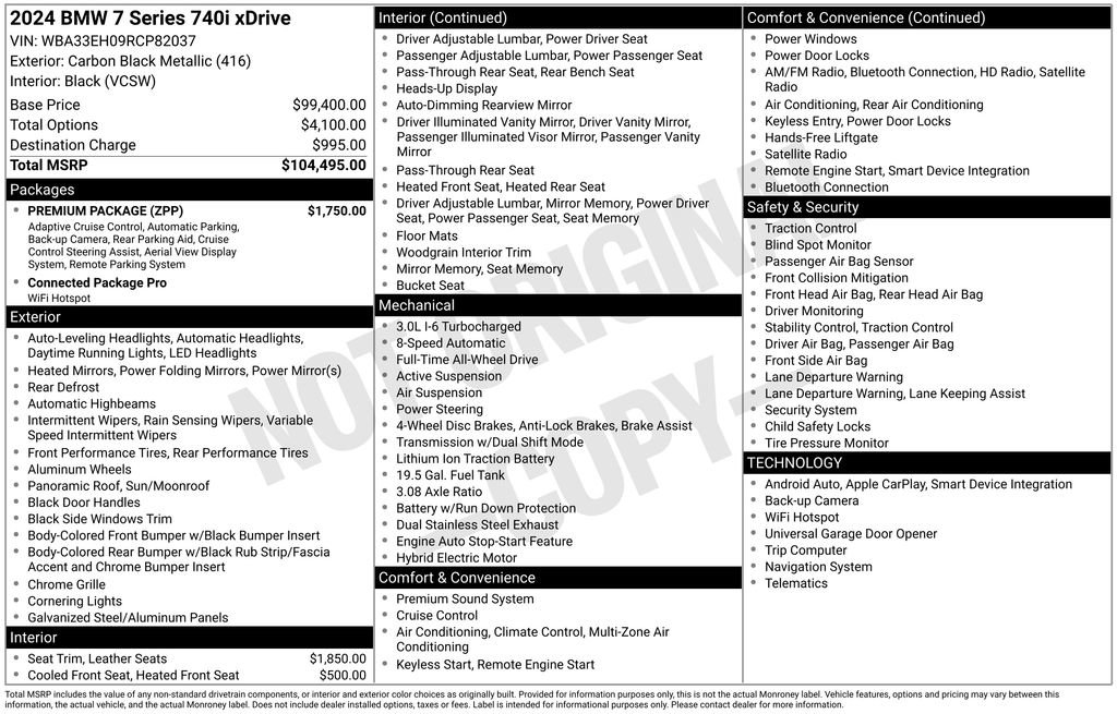 Used 2024 BMW 740i xDrive image 5