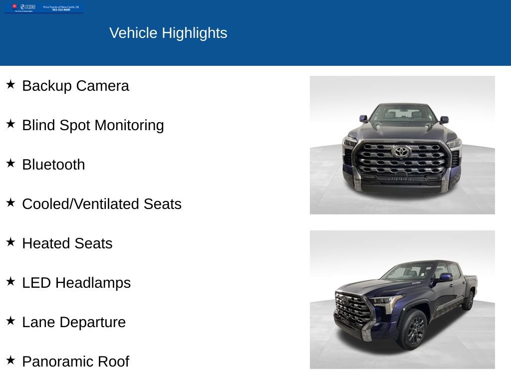 Certified 2025 Toyota Tundra Platinum AWD/4WD image 2