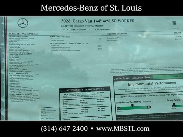 New 2026 Mercedes-Benz Sprinter 2500 image 4
