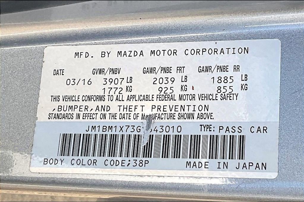 Used 2016 MAZDA MAZDA3 i Grand Touring FWD image 34