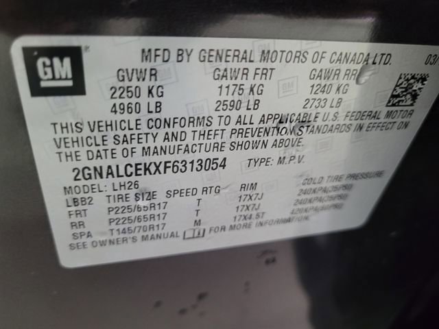 Used 2015 Chevrolet Equinox LT w/ Power Convenience Package image 39