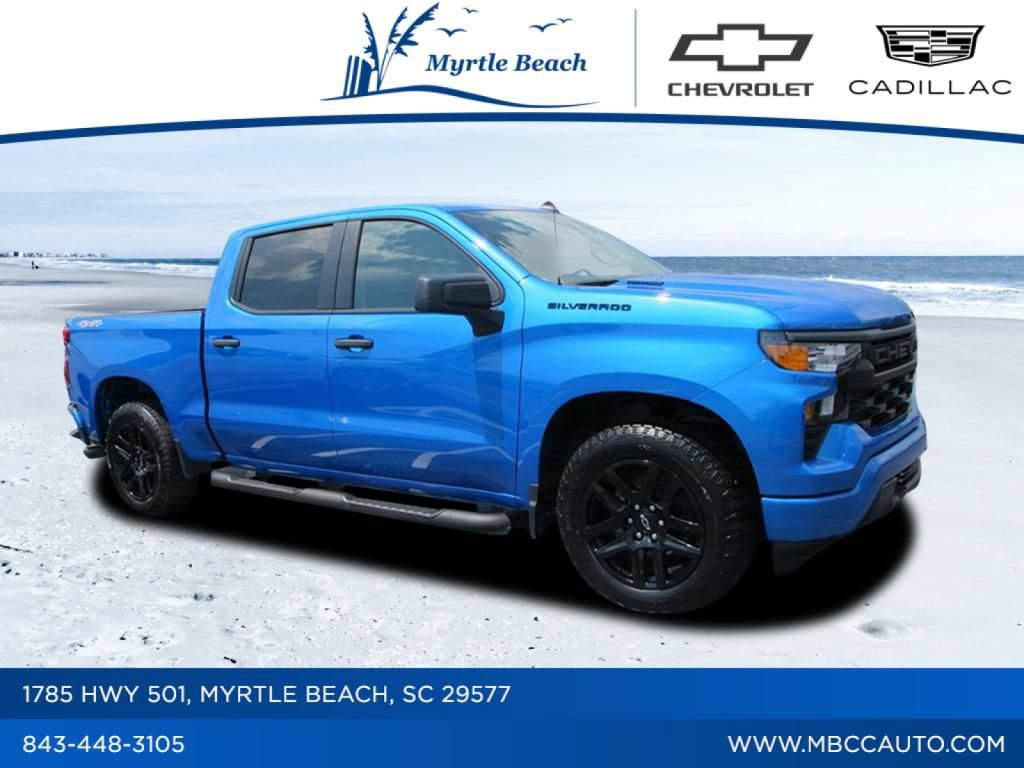 Used 2025 Chevrolet Silverado 1500 Custom w/ Turbomax Blackout Package