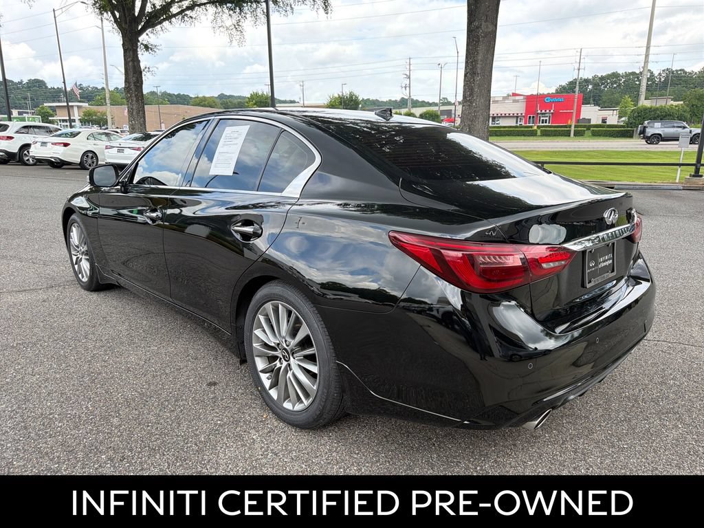 Certified 2024 INFINITI Q50 Luxe w/ Cargo Package RWD image 9