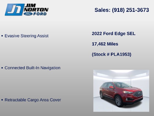 Certified 2022 Ford Edge SEL w/ Convenience Package AWD/4WD image 17