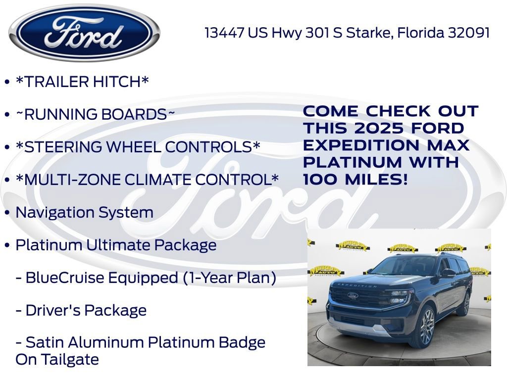 New 2025 Ford Expedition Max Platinum w/ Platinum Ultimate Package image 15