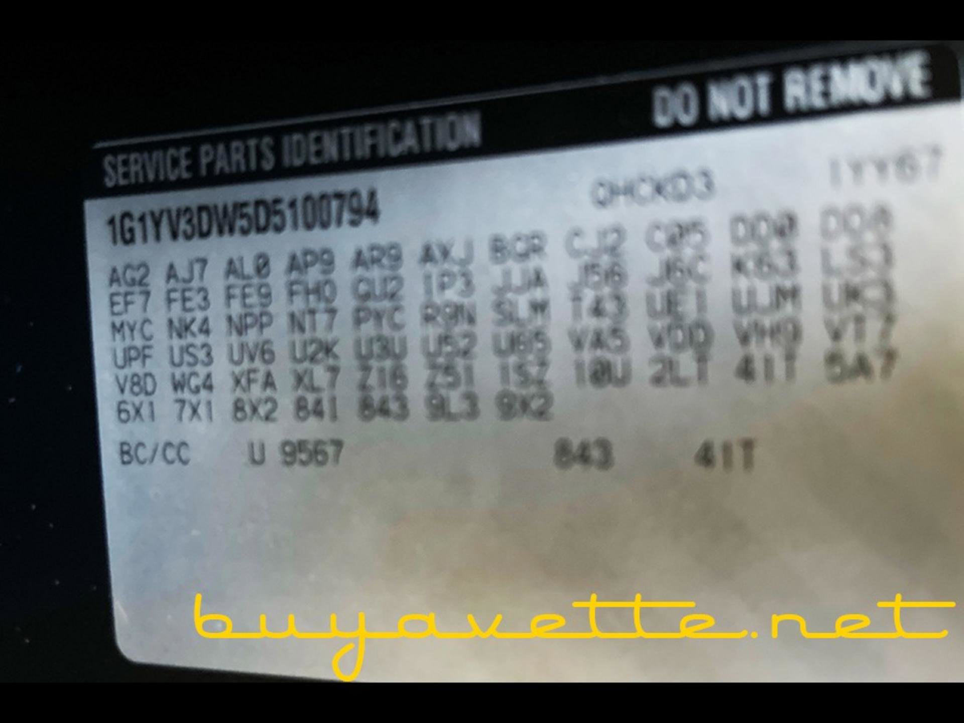 Used 2013 Chevrolet Corvette Grand Sport w/ 2LT Preferred Equipment Group image 32