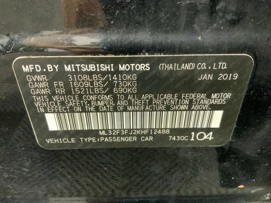 Used 2019 Mitsubishi Mirage G4 ES FWD image 35