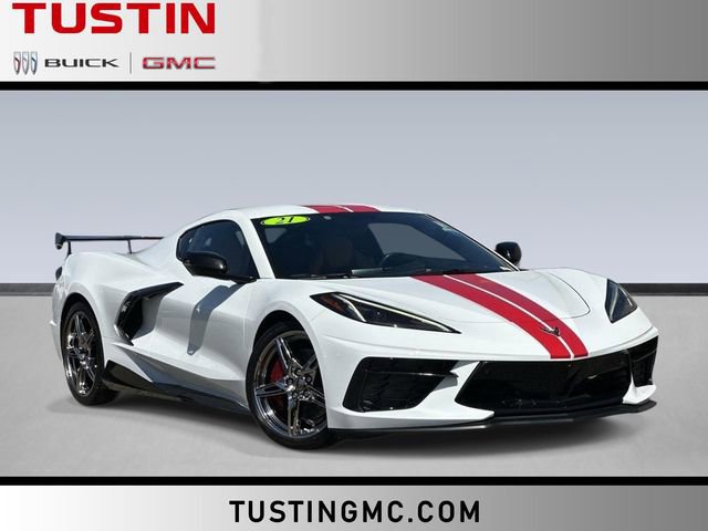 Used 2021 Chevrolet Corvette Stingray Premium Cpe w/ Z51 Performance Package RWD image 1