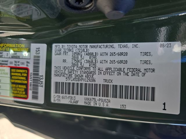 Used 2023 Toyota Tundra SR5 AWD/4WD image 34