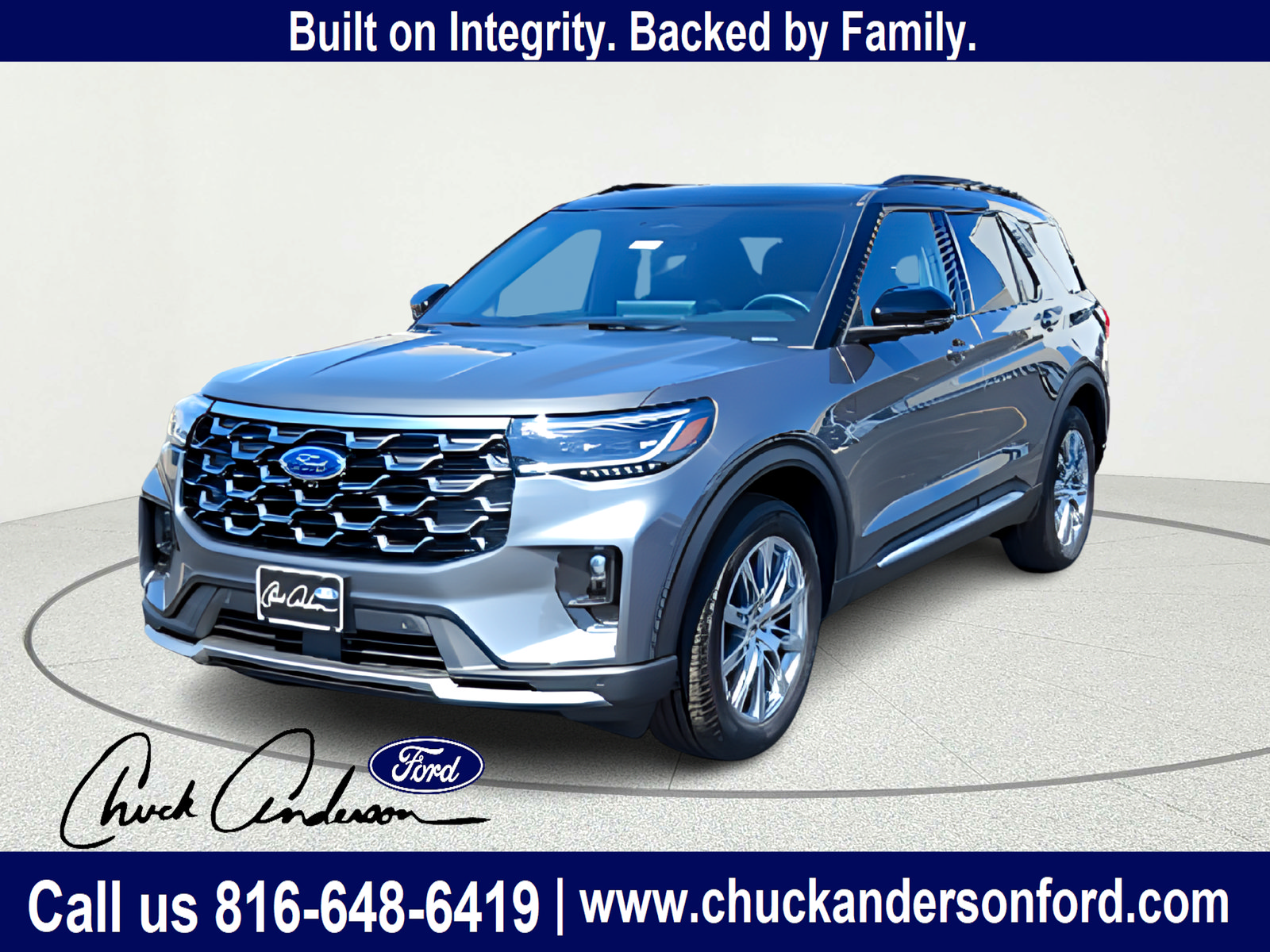 New 2026 Ford Explorer Platinum