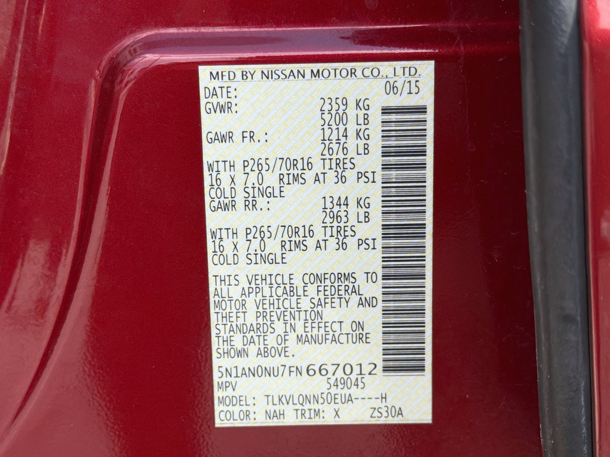 Used 2015 Nissan Xterra X w/ Nevada Tow Package RWD image 39