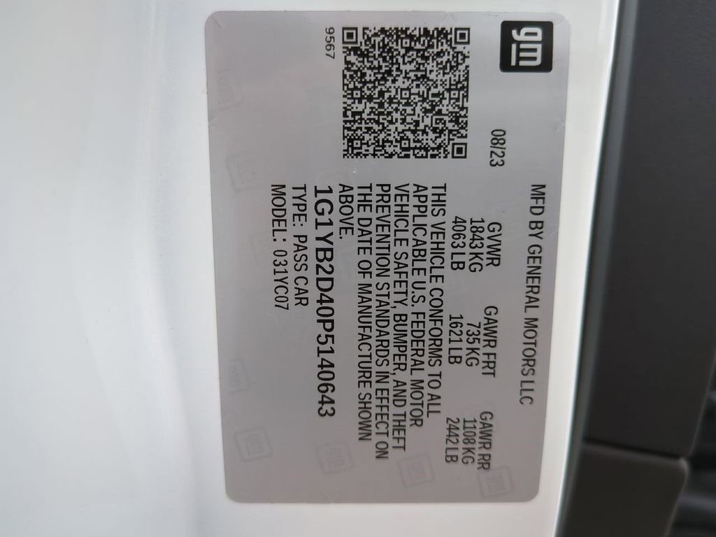 Used 2023 Chevrolet Corvette Stingray Preferred Cpe w/ Z51 Performance Package image 31