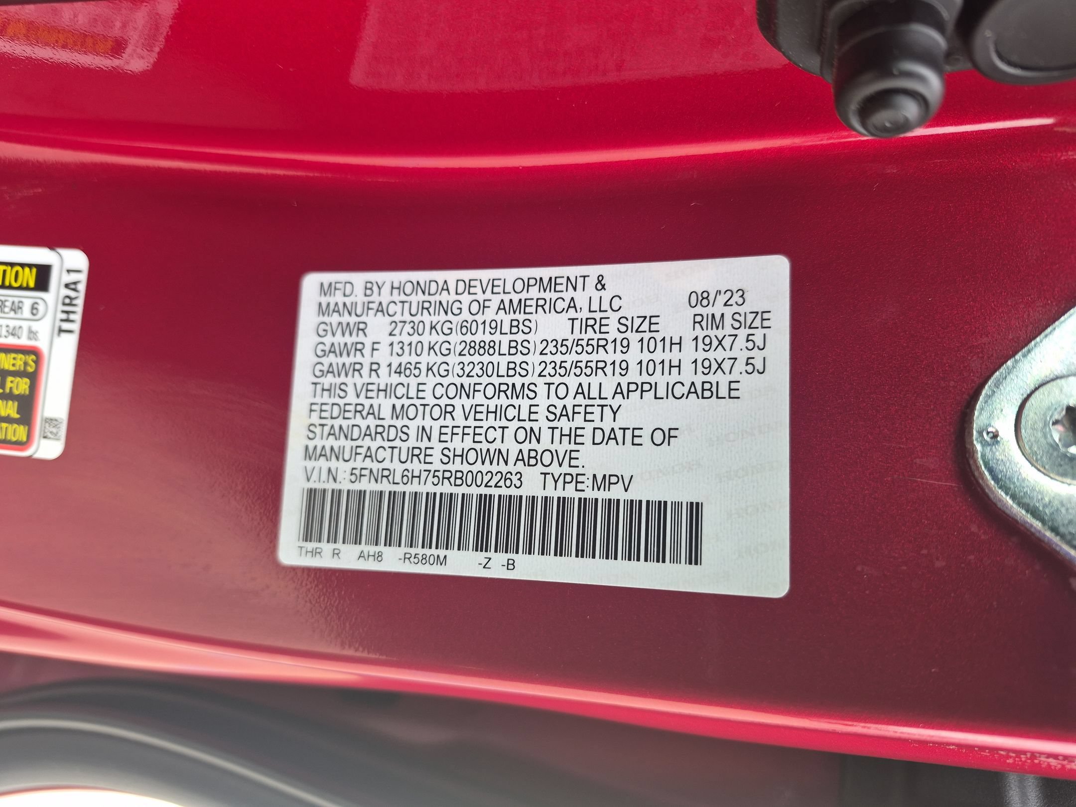 Certified 2024 Honda Odyssey Sport image 36