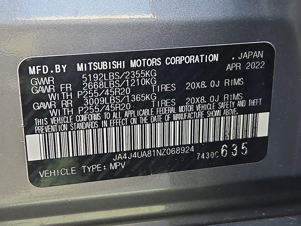 Used 2022 Mitsubishi Outlander SEL Black Edition image 27