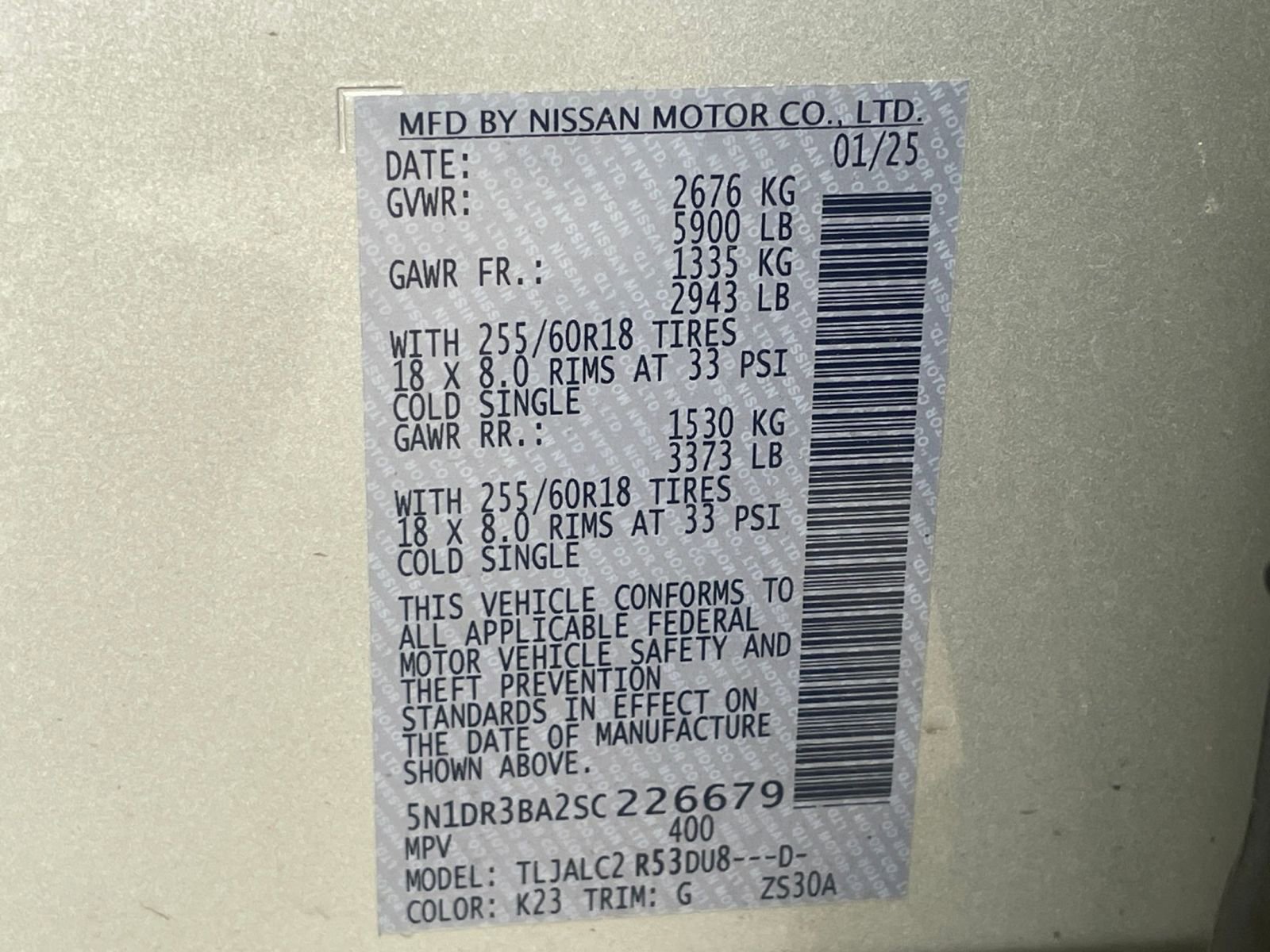 Used 2025 Nissan Pathfinder SV image 33