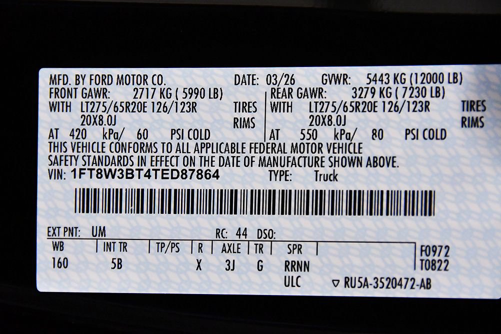 New 2026 Ford F350 Lariat w/ Lariat Ultimate Package AWD/4WD image 17