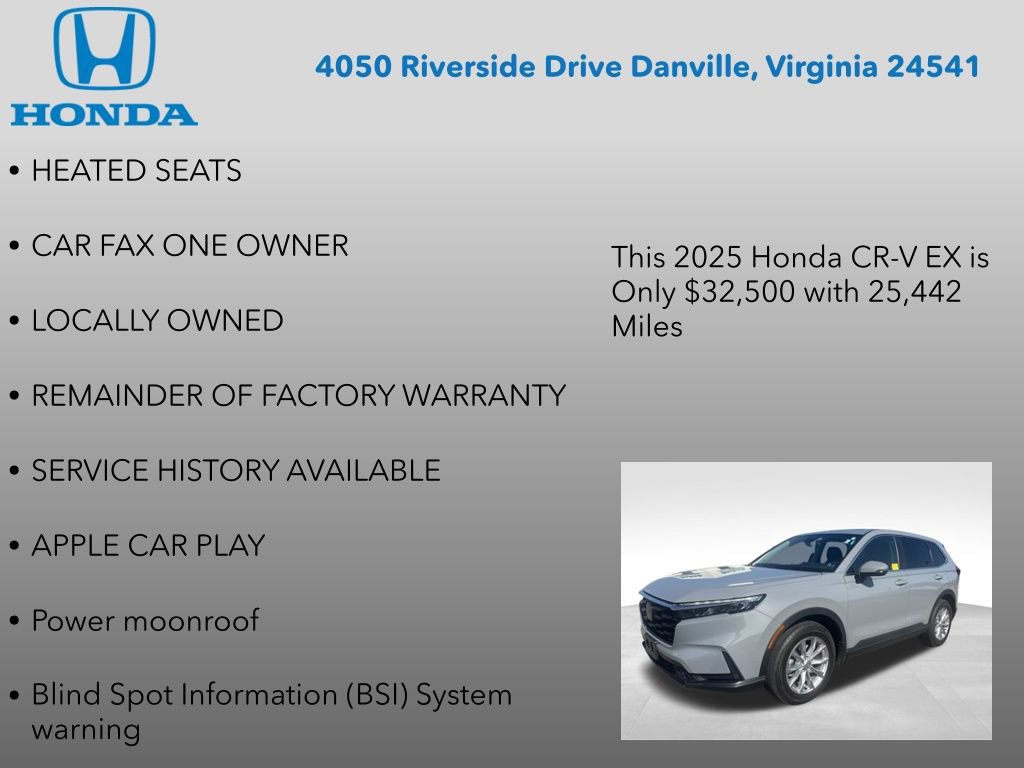 Used 2025 Honda CR-V EX image 7