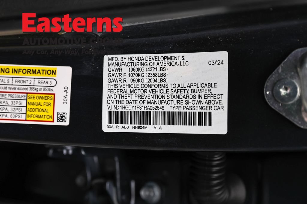 Used 2024 Honda Accord EX image 33