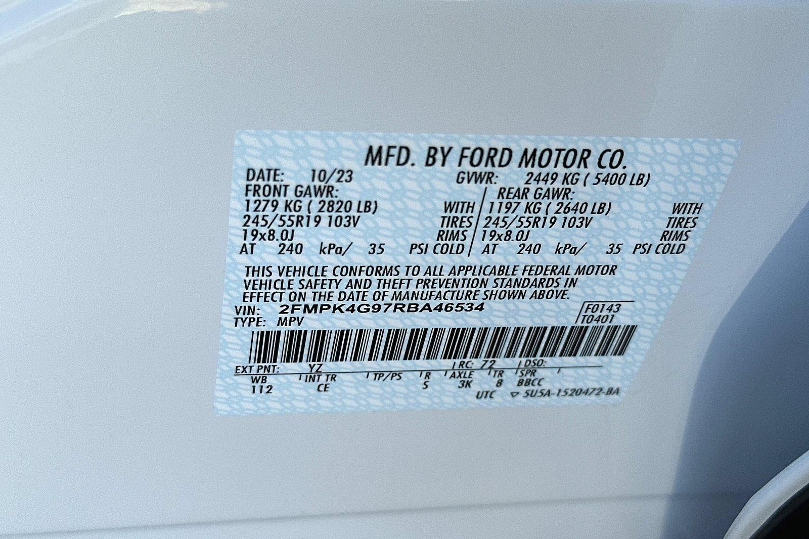 New 2024 Ford Edge SE w/ Black Appearance Package AWD/4WD image 28