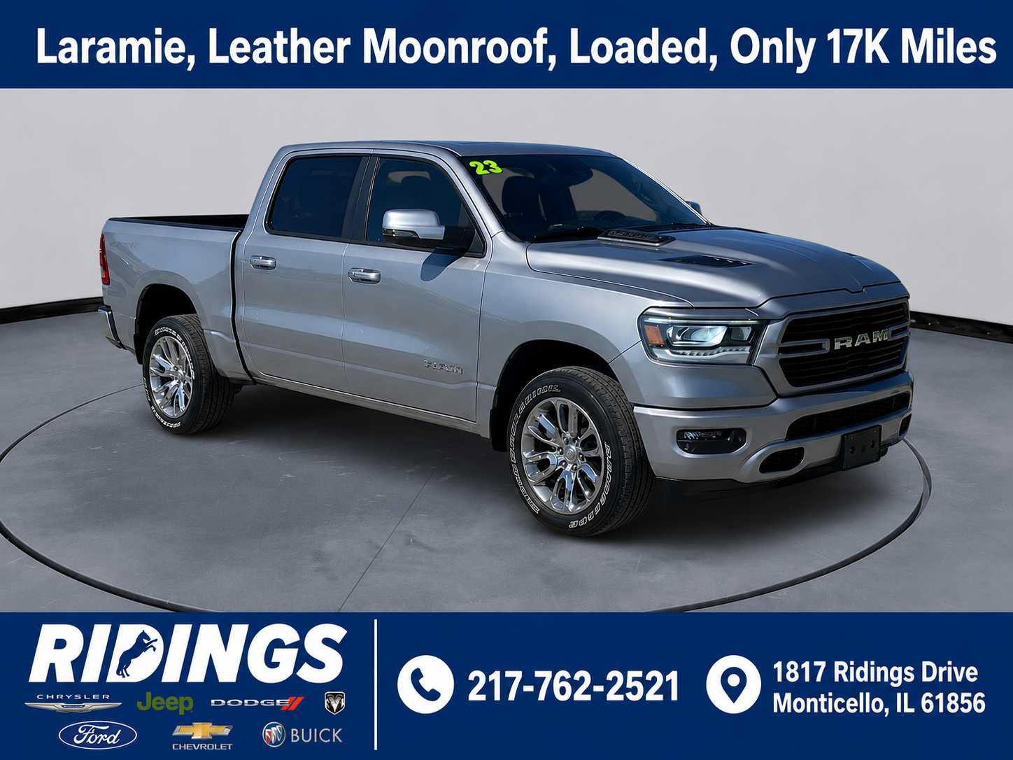 Used 2023 RAM 1500 Laramie AWD/4WD image 1