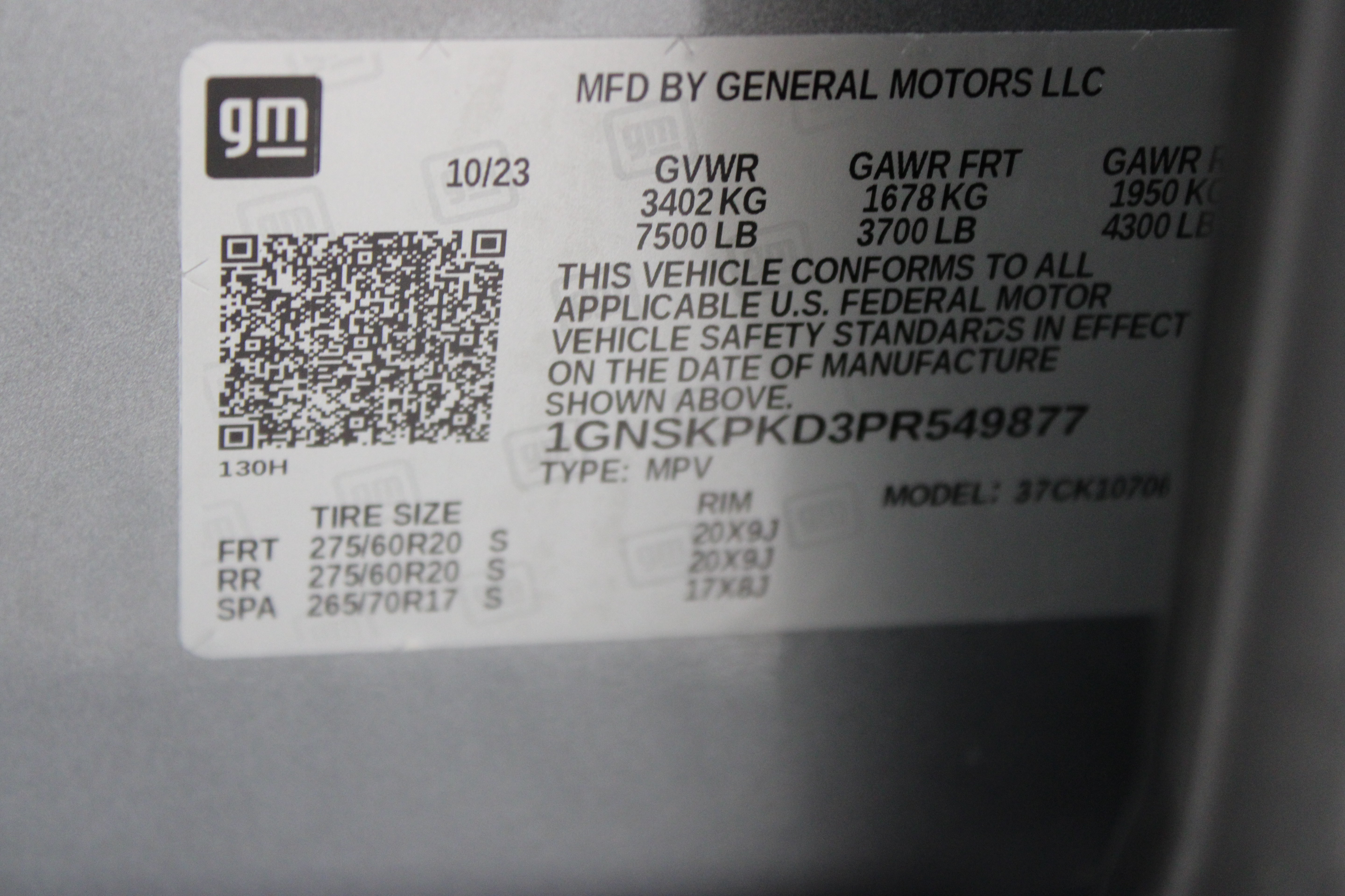 Used 2023 Chevrolet Tahoe Z71 w/ Luxury Package AWD/4WD image 46