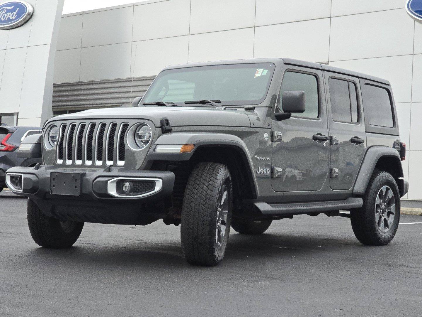 Used 2021 Jeep Wrangler Unlimited Sahara w/ Uconnect 4C Nav & Sound Group AWD/4WD image 10
