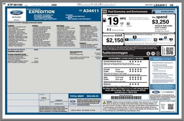 Used 2020 Ford Expedition Platinum image 31