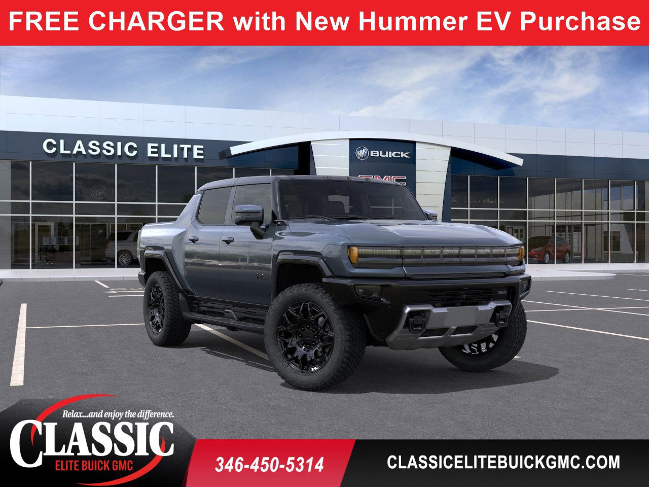 New 2026 GMC Hummer EV 4x4 Crew Cab w/ LPO, Dark Essentials Package image 1
