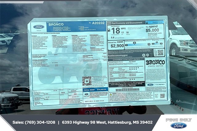 New 2025 Ford Bronco Stroppe Edition AWD/4WD image 12