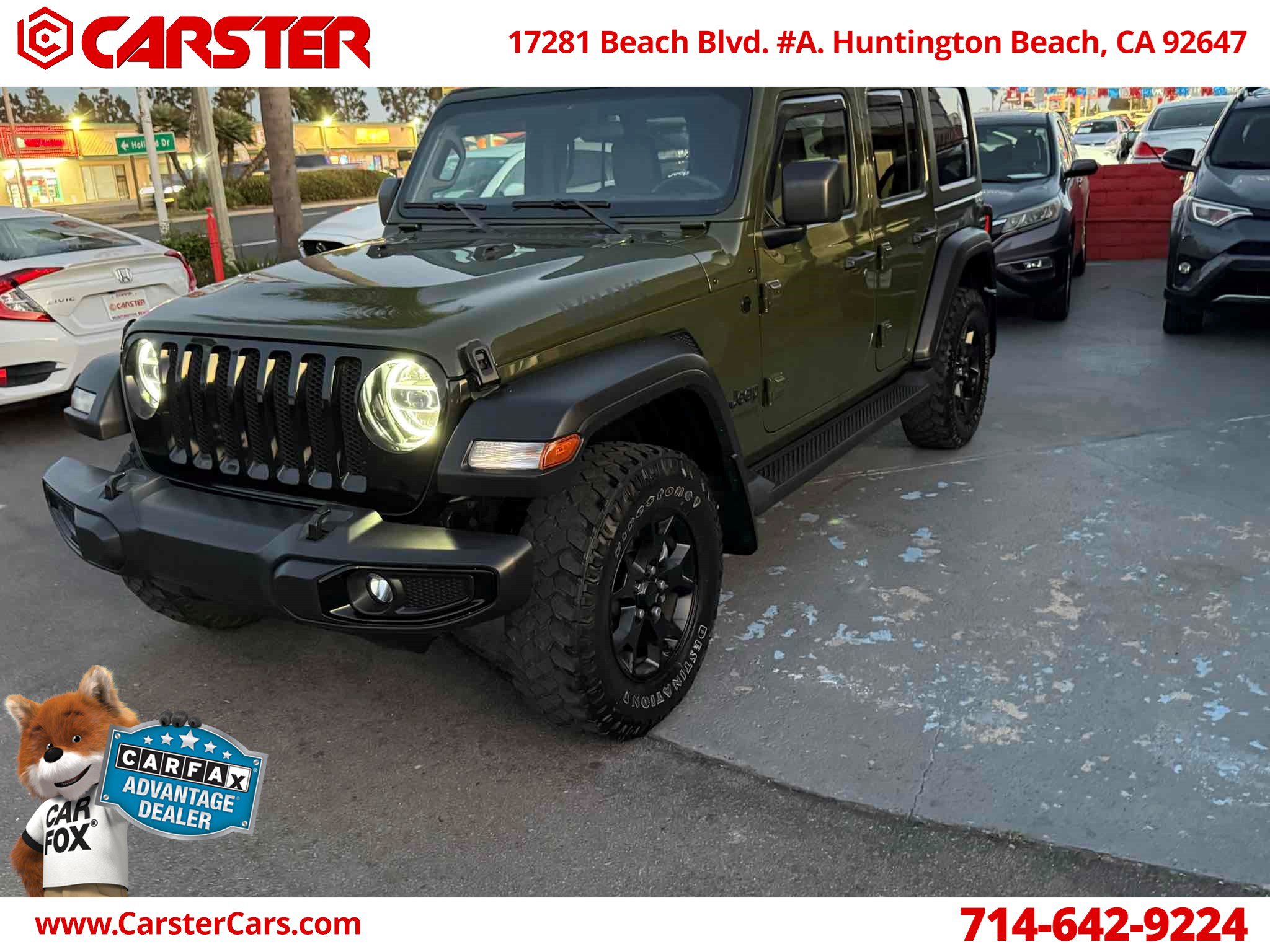 Used 2021 Jeep Wrangler Unlimited Sport AWD/4WD image 1