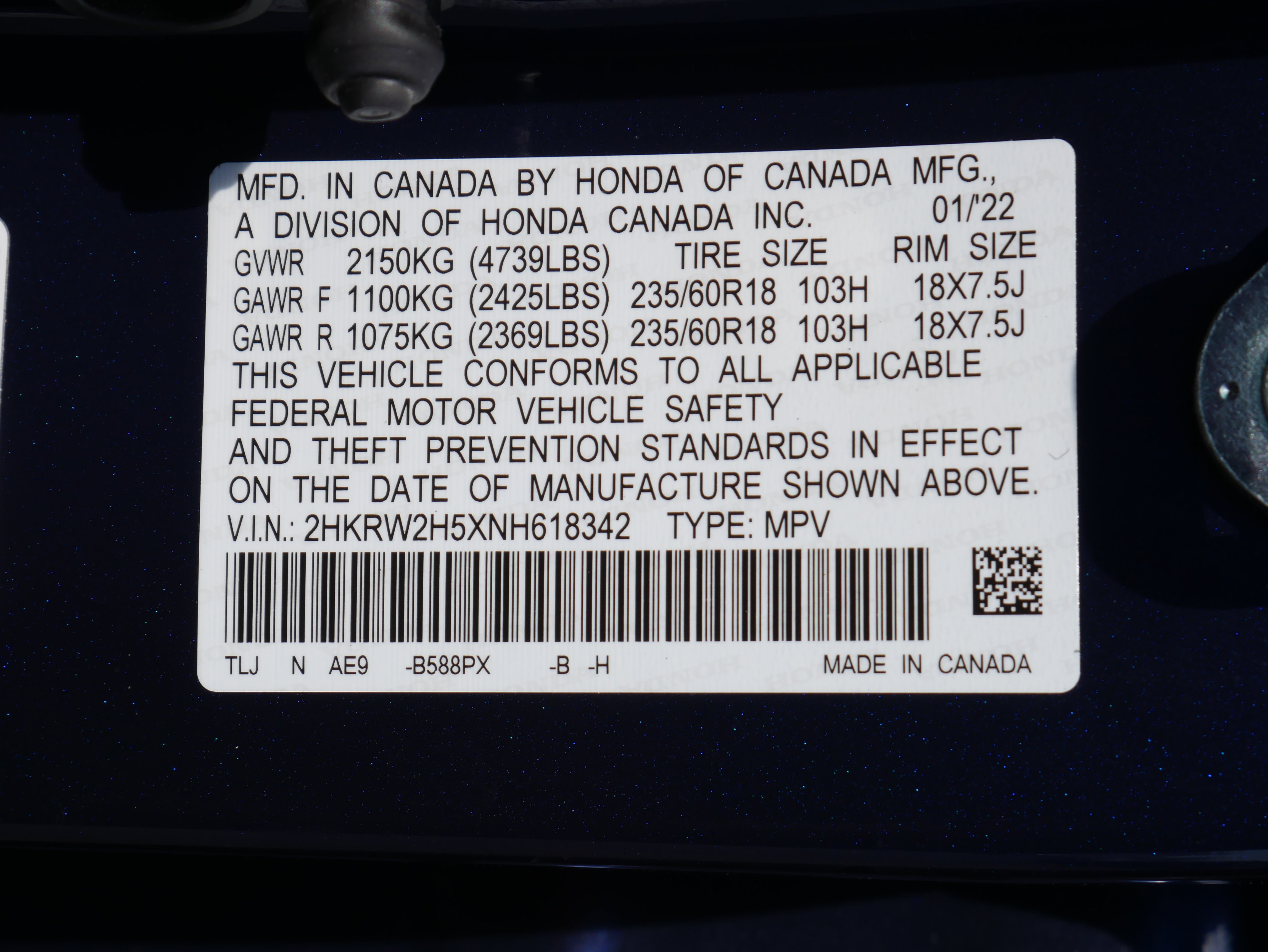 Used 2022 Honda CR-V EX image 34