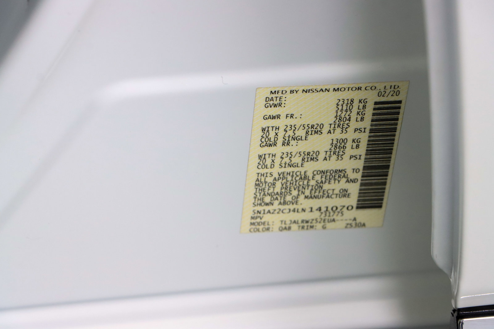 Used 2020 Nissan Murano SL w/ Cargo Package image 32