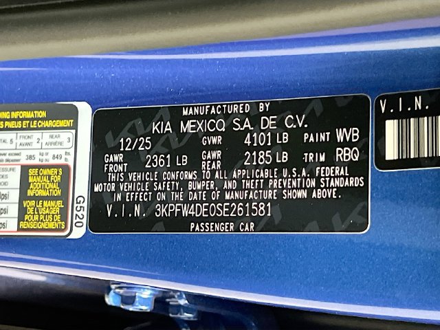 New 2025 Kia K4 EX w/ GT-Line Premium Package FWD image 33