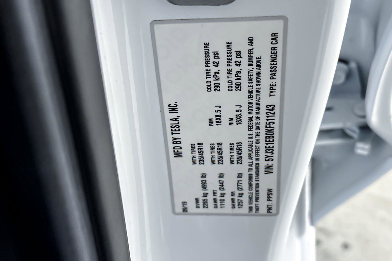 Used 2019 Tesla Model 3 Long Range image 27