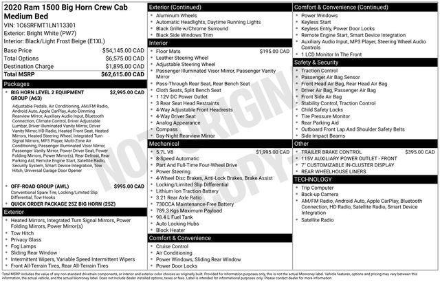 Used 2020 RAM 1500 Big Horn image 37