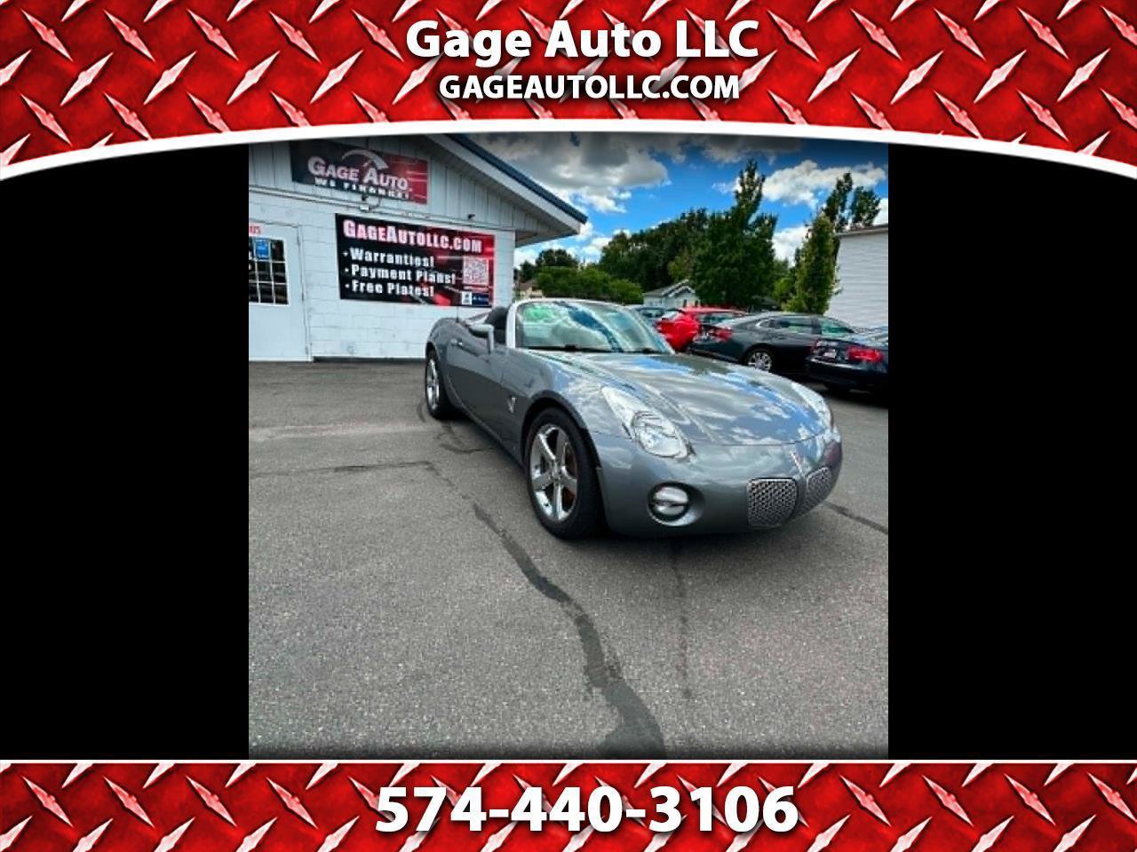 Used 2007 Pontiac Solstice Convertible w/ Preferred Package RWD image 1