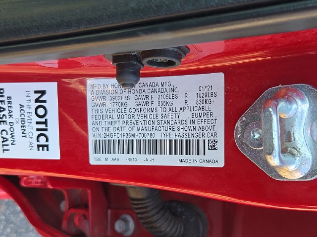 Used 2021 Honda Civic EX image 34