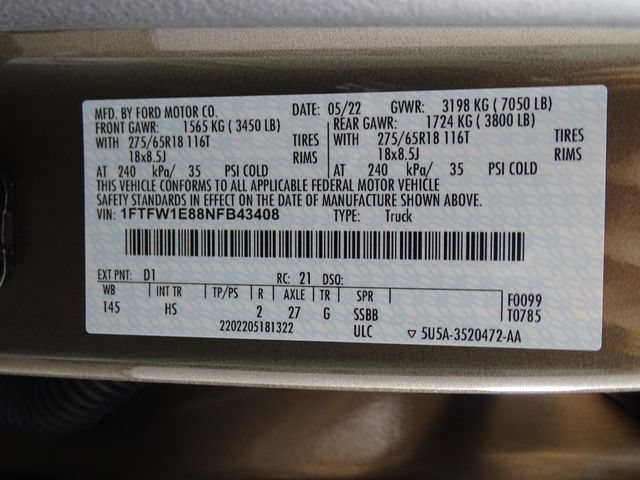 Used 2022 Ford F150 Lariat AWD/4WD image 19